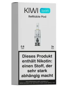 KIWI Spark Leerpod 0,8 Ohm 3 Pods