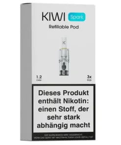 E-Liquidpod KIWI Spark Leerpod 1,2 Ohm 3 Pods