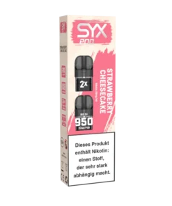SYX Pods Strawberry Cheesecake 20mg (2er Pack)