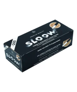 SLOOW Black Filterhülsen Papierfilter 200 Stück