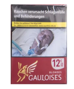 GAULOISES Blondes Rot 12,00 Euro (8×28)