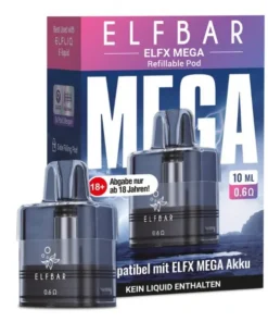 ELFBAR Elfx Mega 0,6 Ohm Leerpod 10 ml