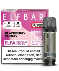 ELFBAR Elfa Blackberry Cherry 20 mg 2 Pods