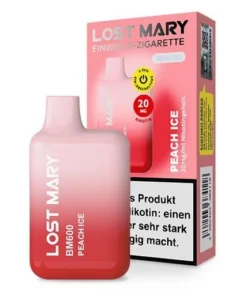 E-Shisha LOST MARY Einweg (10) CP Peach Ice 20 mg 600 Züge