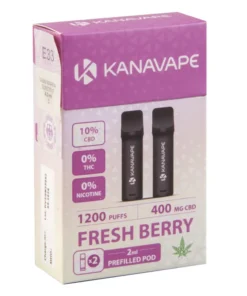 KANAVAPE Fresh Berry 10% CBD 2 Pods