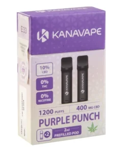 KANAVAPE Purple Punch 10% CBD 2 Pods