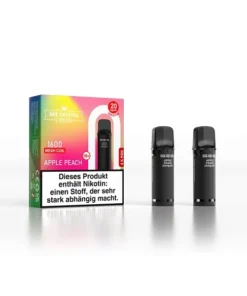 SKE Crystal 800 Pro Apple Peach 20mg 2 Pods