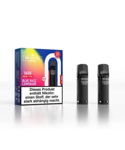 SKE Crystal 800 Pro Blue Razz Lemonade 20mg 2 Pods
