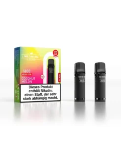 SKE Crystal 800 Pro Coconut Melon 20mg 2 Pods