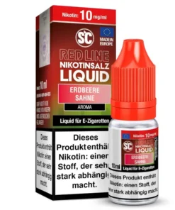 E-Liquid Nikotinsalz SC Red Line Erdbeere Sahne 10mg