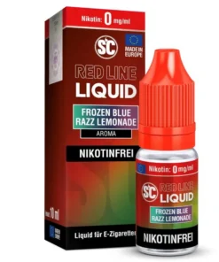 E-Liquid Nikotinsalz SC Red Line Frozen Blue Razz Lemonade 0mg