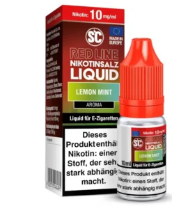E-Liquid Nikotinsalz SC Red Line Lemon Mint 10mg
