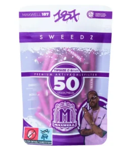 187 SWEEDZ Maxwell Aktivkohlefilter Ø 6 mm mit 50 Stück
