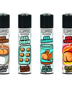 Einwegfeuerzeug Stein CLIPPER Ass Collection 2 Steller mit 48 Stück