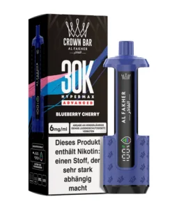 E-Zigarette AL FAKHER (5) 30K Hypermax Blueberry Cherry 6mg