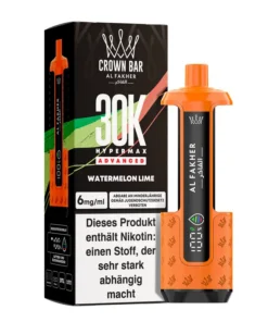 E-Zigarette AL FAKHER (5) 30K Hypermax Watermelon Lime 6mg