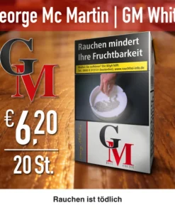 GEORGE MC MARTIN White 6,20 Euro (1×20) Schachtel
